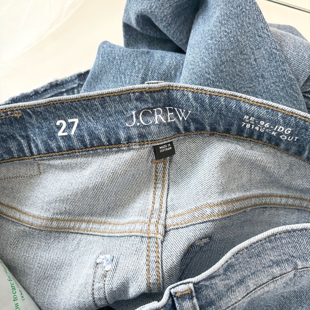 J. Crew High-rise Kickout Jean Rose Lark Blue - Picture 4 of 6